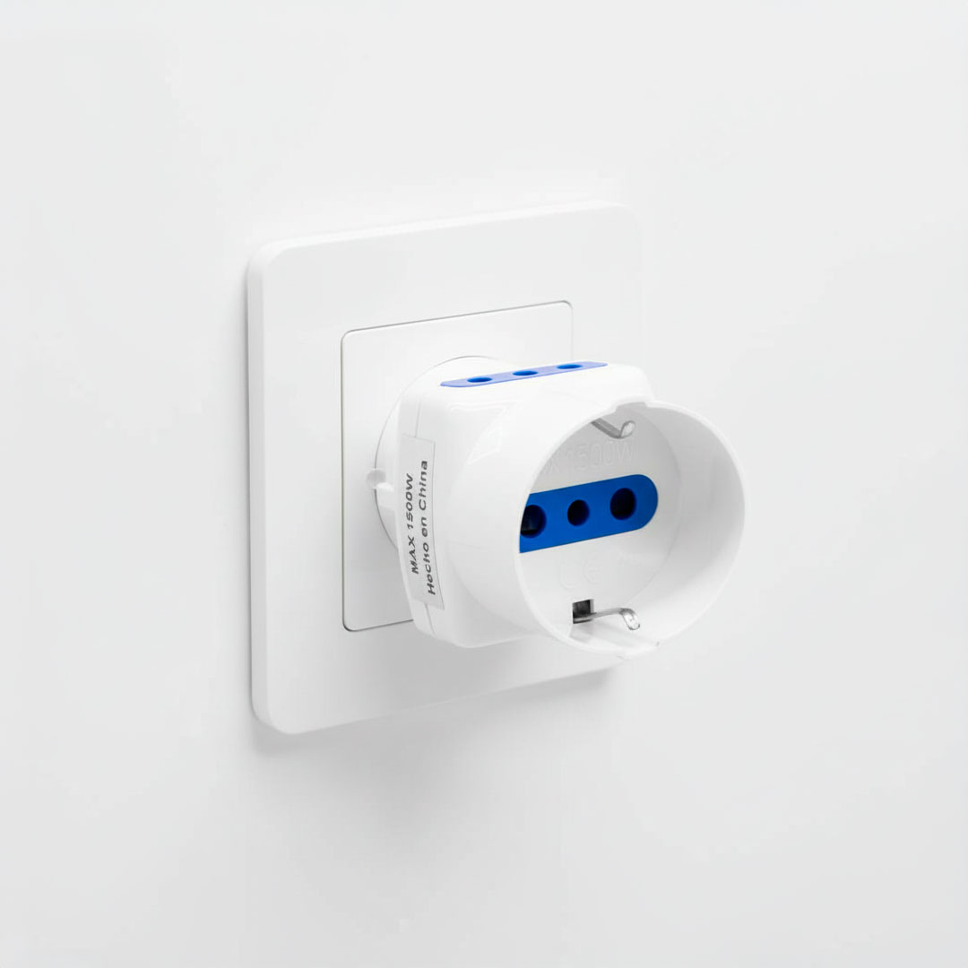 2959 ADAP DERIV SCHUKO 2 MOD+1 SCHUK LED LIFE SL1040 - Imagen 1