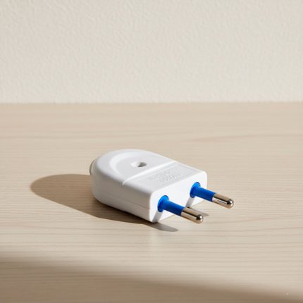 FICHA MODULAR 10 AMP 2PATAS BLANCA LED LIFE SL1001