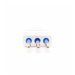 FICHA MODULAR 10AMP 3 PATAS BLANCA LED LIFE SL1002 - Imagen 3