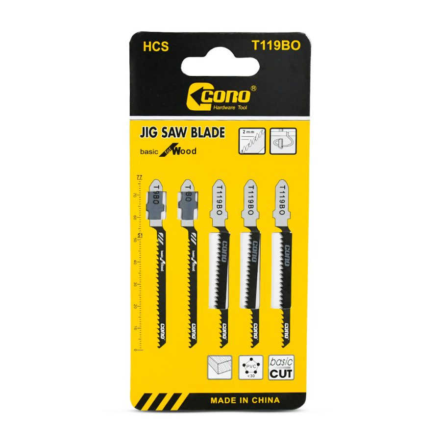 HOJA PARA SIERRA CALADORA 5PZ MADERA T119BO LH1523 - Imagen 4