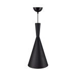 LAMPARA DE COLGAR TIPO CONO NEGRO MATE LH-2310 - Imagen 5