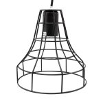 LAMPARA COLGAR VINTAGE JAULA METALICA NEGRA LH2316 - Imagen 3
