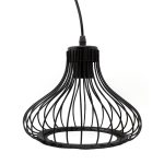 LAMPARA COLGAR VINTAGE JAULA METALICA NEGRA LH2314 - Imagen 3
