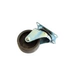 RUEDA METALICA GRIS 2" CON BASE GIRATORIA LH-1682 - Imagen 4