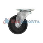 RUEDA METALICA GRIS 3" CON BASE GIRATORIA LH-1684 - Imagen 5
