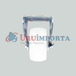 RUEDA BLANCA 2" BASE METALICA FIJA LH-1694 - Imagen 2