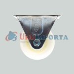 RUEDA BLANCA 3" BASE METALICA FIJA LH-1696 - Imagen 5