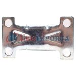 RUEDA BASE METALICA 5" FIJA COLOR ROJO LH-1692 - Imagen 5