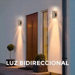 LUMINARIA APLIQUE EXT 2 LUCES METAL PULIDO LH-2091 - Imagen 10