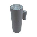LUMINARIA EXT 2 LUCES 9CM DE DIAMETRO GRIS LH-2095 - Imagen 4