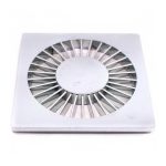 REJILLA 10CM X 10CM PLASTICO CROMADO GRAP 4503CR - Imagen 3