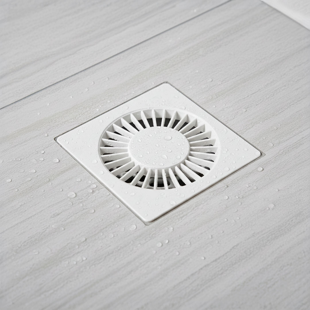 3598 REJILLA 10CM X 10CM PLASTICO CROMADO GRAP 4503CR - Imagen 1