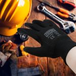 GUANTE 8" NEGRO ANTIDESLIZANTE TOYOKI LH-2992