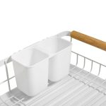 ESCURRIDOR METAL BLANCO CON CUBIETERO LH-3678 - Imagen 6