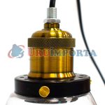 LAMPARA DE COLGAR VINTAGE DE VIDRIO LH-2318 - Imagen 9