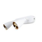 APLIQUE 2 LUCES BLANCO DORADO PARED-TECHO LH-3856 - Imagen 7