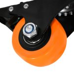 RUEDA NARANJA GIRATORIA C/FRENO 2.5" LH-3458 - Imagen 3