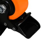 RUEDA NARANJA GIRATORIA C/FRENO 2.5" LH-3458 - Imagen 6