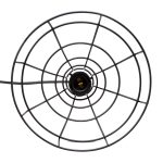 LAMPARA COLGAR VINTAGE JAULA METALICA NEGRA LH2316 - Imagen 4