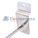 GANCHITO 10CM CROMADO PARA PANEL RANURADO LH-1703 - Imagen 2