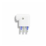 FICHA PLANO 10 AMP 3PATAS BLANCA LED LIFE SL1037 - Imagen 5
