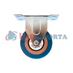 RUEDA FIJA 2 1/2"  DE GOMA-METAL LH-2465 - Imagen 2