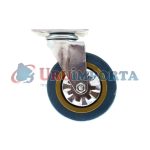 RUEDA GIRATORIA 4" DE GOMA-METAL LH-2472 - Imagen 2
