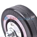 RUEDA GIRATORIA CON FRENO 2 1/2" GOMA-METAL LH2475 - Imagen 3