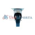 RUEDA GIRATORIA CON FRENO 3" GOMA-METAL LH-2476 - Imagen 3