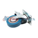 RUEDA GIRATORIA CON FRENO 3" GOMA-METAL LH-2476 - Imagen 4