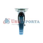 RUEDA GIRATORIA CON FRENO 4" GOMA-METAL LH-2477 - Imagen 3