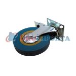 RUEDA GIRATORIA CON FRENO 4" GOMA-METAL LH-2477 - Imagen 4