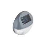 FAROL LED SOLAR REDONDO GRIS LH-2812 - Imagen 2