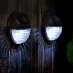 FAROL LED SOLAR REDONDO NEGRO LH-2811