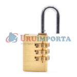 CANDADO CON COMBINACION 30MM DE BRONCE  LH-1869 - Imagen 2