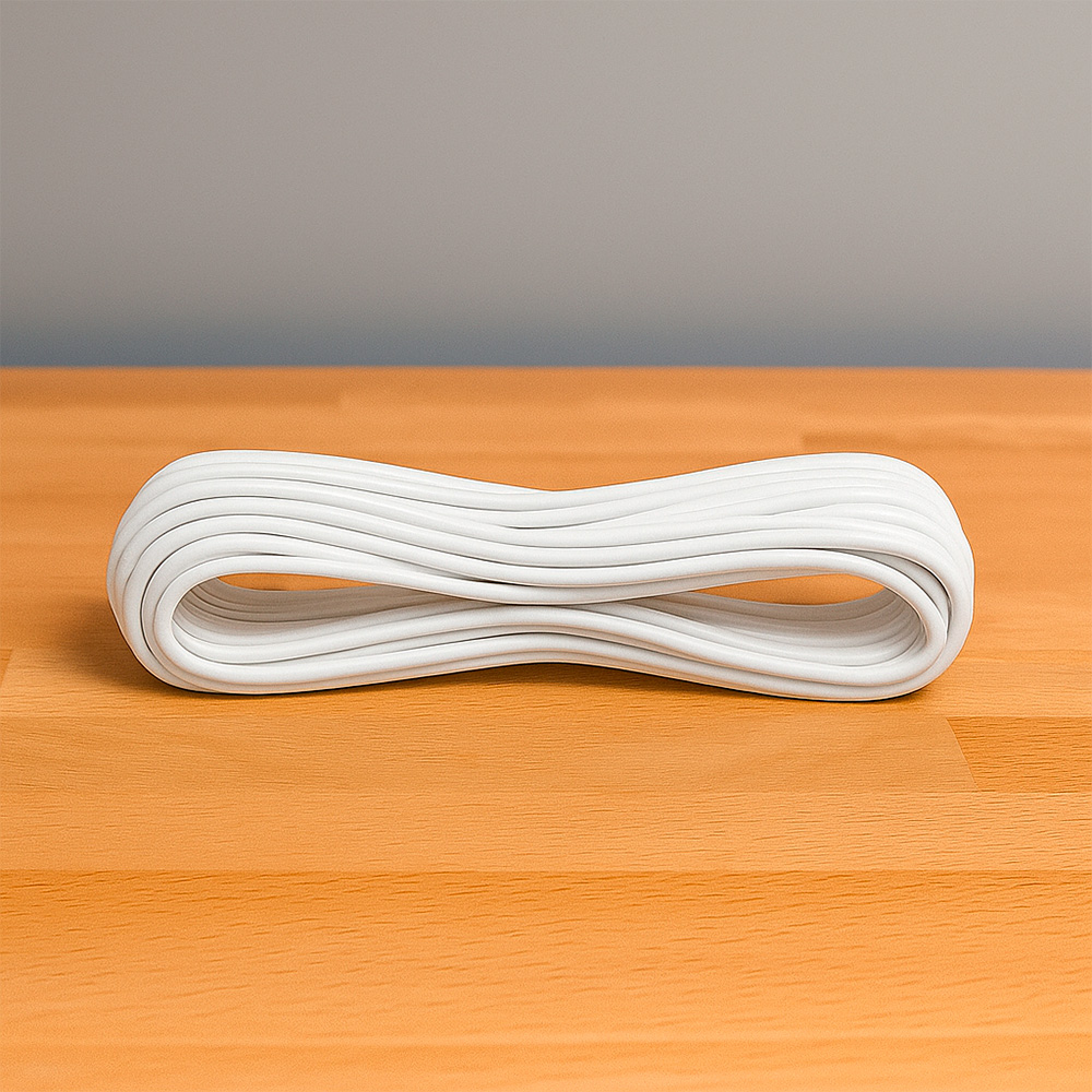 4467.1-2 CABLE 1X2MM 10 METROS BLANCO CABLINUR FLC02B10 - Imagen 1