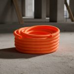 CAÑO 25MM CORRUGADO NARANJA 205 CONATEL C32991
