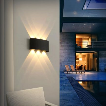 LUMINARIA BIDIRECCIONAL NEGRA 3 LUCES LH-3865