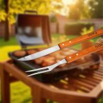 SET ASADOR 2 PZ TENEDOR CUCHILLO 39CM LH-3612