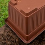 MACETERO PLASTICO RECTAN 35X19X14CM 8002 LH-3898 - Imagen 4