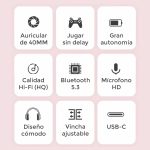 AURICULARES INALAMBRICOS INFANTIL AKZ-08 LH-3197 - Imagen 7