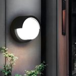 APLIQUE LED REDONDO NEGRO C/PESTANA 5W LH-3477