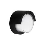 APLIQUE LED REDONDO NEGRO C/PESTANA 5W LH-3477 - Imagen 2