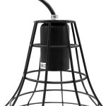 LAMPARA COLGAR VINTAGE JAULA METALICA NEGRA LH2316 - Imagen 5