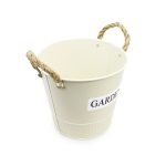 MACETERO METALICO TIPO BALDE DIAMETRO 17CM GMRBK36 - Imagen 2