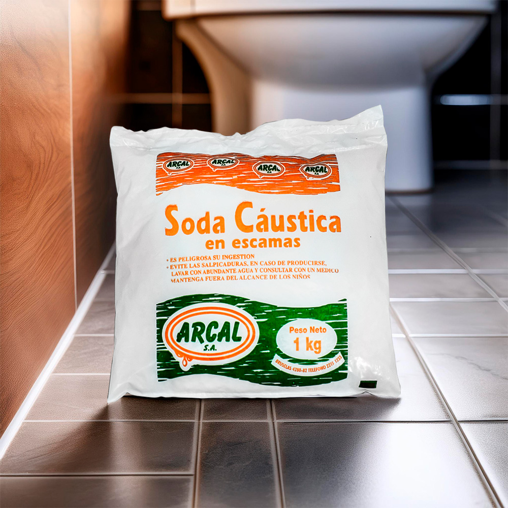 5193 SODA CAUSTICA 1 KILO ARCAL 15022 - Imagen 1