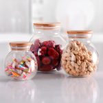 FRASCO HERMETICO 1500ML REDONDO TAPA MADERA LH3128 - Imagen 3