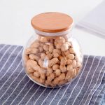 FRASCO HERMETICO 1500ML REDONDO TAPA MADERA LH3128 - Imagen 5