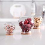 FRASCO HERMETICO 1500ML REDONDO TAPA MADERA LH3128 - Imagen 2