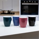 TAZA CERAMICA FONDO COLORES SURTIDOS LH-3837